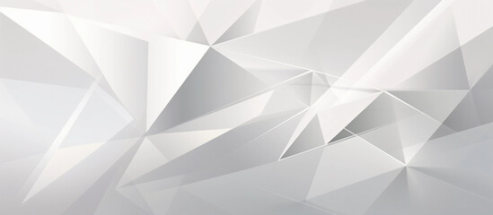 Obraz premium white abstract background with geometrical patterns
