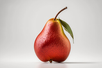 pear isolated on white background. created with generative AI
