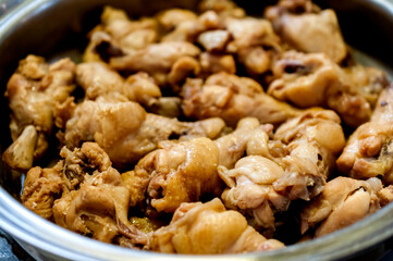 塩だれチキンの焼煮込み