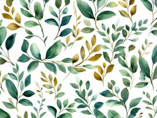 seamless floral leaf pattern 