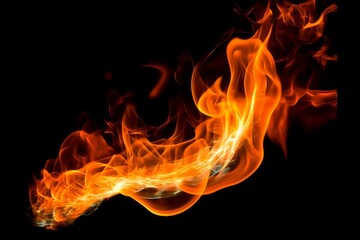 fire flames background. Generative AI