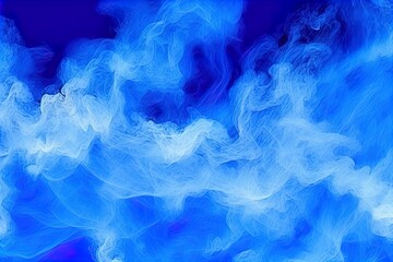 Fototapeta na wymiar Blue smoke and light effects. Great for backgrounds, overlays, magic effects.