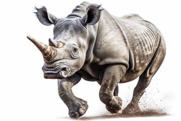 Obraz premium サイ 白背景 AI生成画像 ジェネレーティブAI