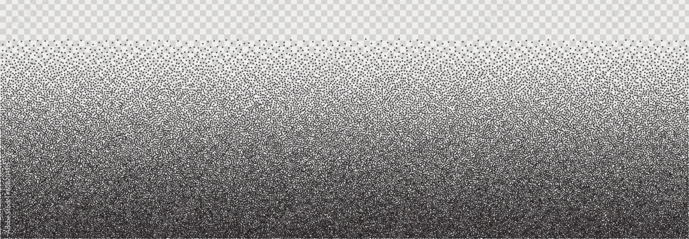 Aufkleber noisy background with dots. on a transparent background. retro grain texture. vector grunge banner