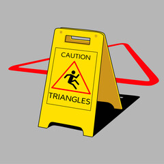 icon caution  triangles , warning ,notic
