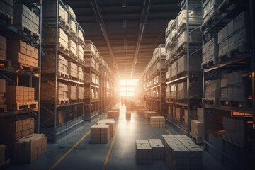 Management smart warehouse. Generate Ai