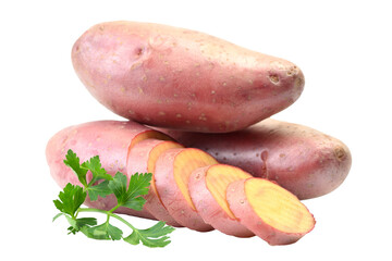 Fresh potato isolated 