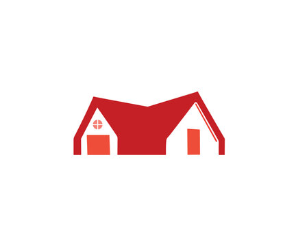 Home logo design a house cartoon image