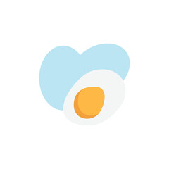 duck egg logo icon