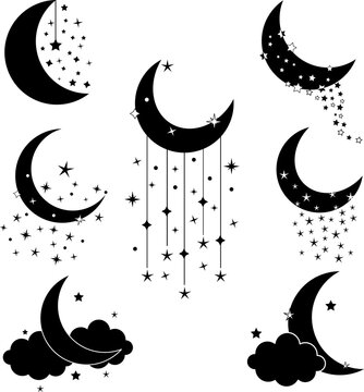 Crescent Moon Vector Images – Browse 203,100 Stock Photos, Vectors, and  Video