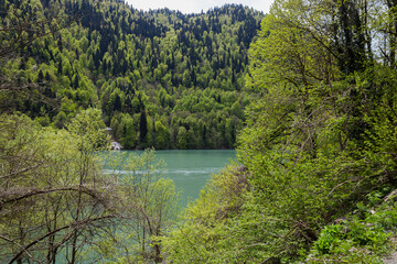Lake Ritsa in Abkhazia