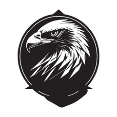 This is a Eagle Vector Silhouette, Eagle Vector Clipart, eagle Logo Concept.