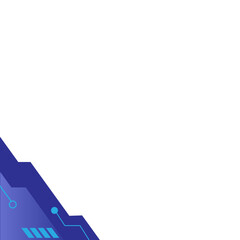 Fototapeta premium Tech Corner Vector Element