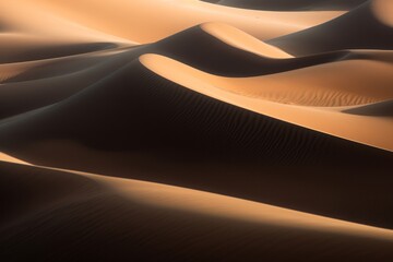 Desert, abstract view. Beautiful illustration picture. Generative AI