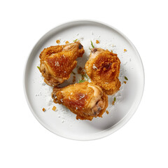 chicken wings on a plate