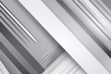 Obraz premium Abstract modern shape white and gray gradient geometric shapes, Generative ai