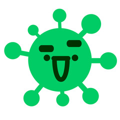 happy expression raising eyebrow virus