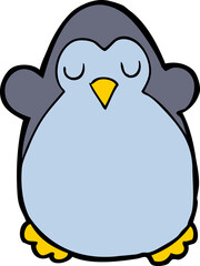 cartoon penguin