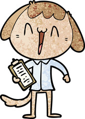 cute cartoon dog