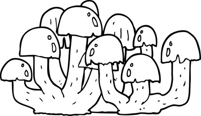 cartoon mushroom