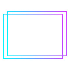 Obraz premium Dynamic Gradient Rectangle
