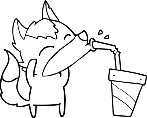 howling wolf cartoon