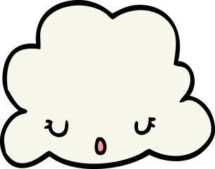 cute cartoon cloud