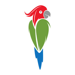 Parrot logo icon design