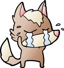cartoon crying wolf