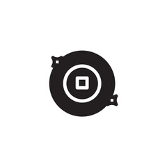 Fototapeta premium Chinese Jade Jewelry Solid Icon