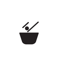 Bowl Chinese Food Solid Icon