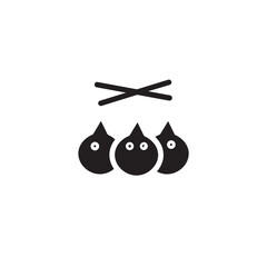 Dumpling Chinese Food Solid Icon
