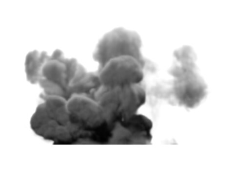 Cloud of smoke with transparent background
