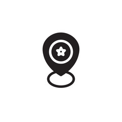 Holder Location Map Solid Icon