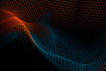 Obraz premium Generative ai. Abstract geometry pattern background,