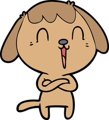 cute cartoon dog