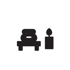 Fototapeta premium Parlour Reflexy Spa Solid Icon