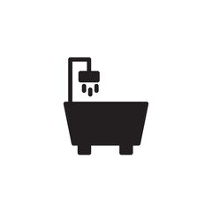 Bath Relax Spa Solid Icon