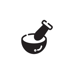 Cosmetics Mortar Spa Solid Icon