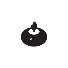 Candles Relaxing Spa Solid Icon