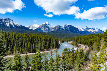 Fototapeta na wymiar Beautiful image of the Mountains. Banff National Park. 