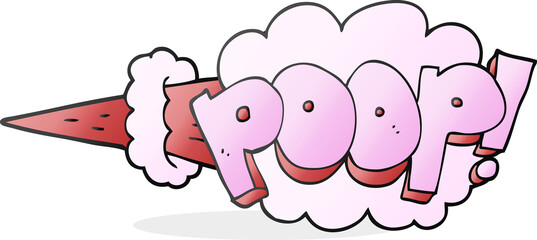 freehand drawn cartoon poop explosion