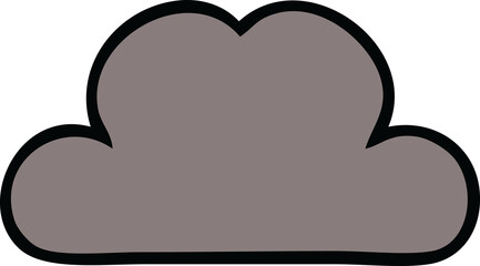 cute cartoon of a storm cloud