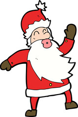 cartoon santa