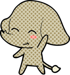 cute cartoon elephant