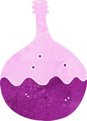 cartoon bubbling chemicals