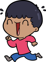 laughing cartoon man