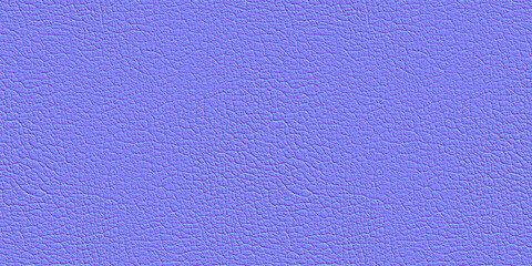Seamless leather normal map background texture. Soft plush luxury cow hide or animal skin pattern. Realistic 8k game, fashion and interior design bump or height mapping material shader 3D rendering.