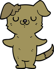 cartoon puppy