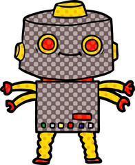 cartoon robot